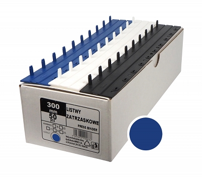 Listwy zamykane zatrzaskowe 5 mm / 6 mm, niebieskie