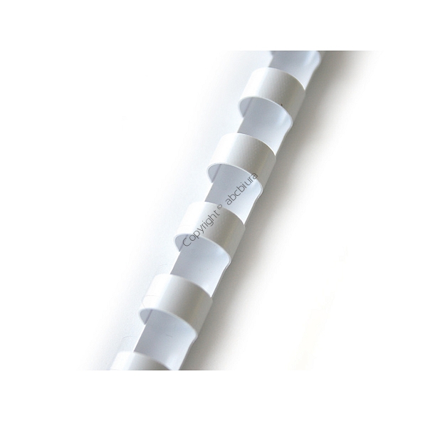 Grzbiety do bindowania 12.5 mm, oprawa do 105 kartek, białe