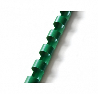 Grzbiety do bindowania 19 mm, oprawa do 165 kartek, zielone
