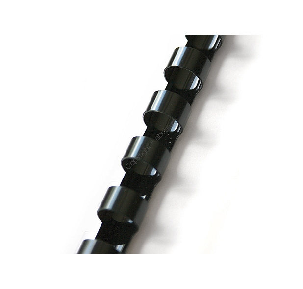 Grzbiety do bindowania 12.5 mm, oprawa do 105 kartek, czarne